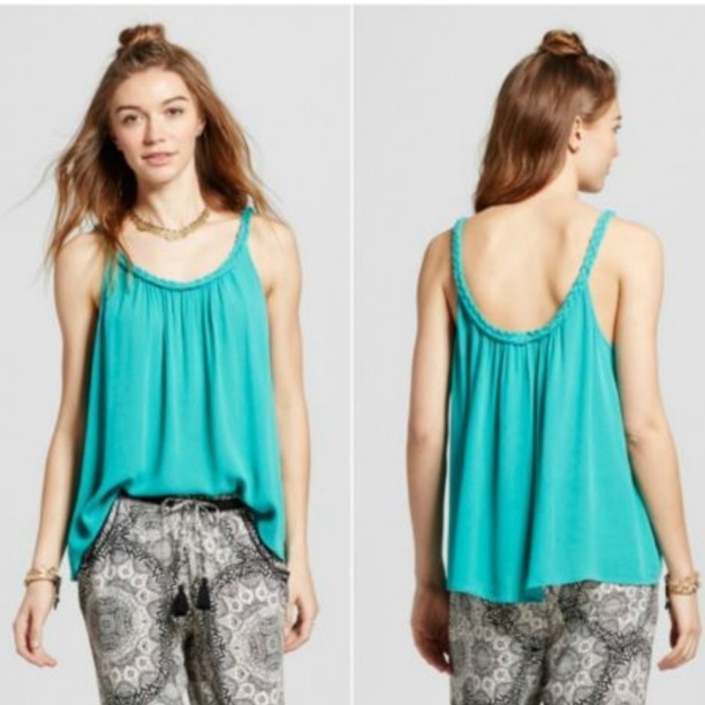 Mossimo Supply Co. Teal Tank Top